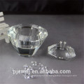 klare Kristallglasschatulle für Hochzeitsdekoration